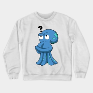 Octopus blue thoughtful Crewneck Sweatshirt